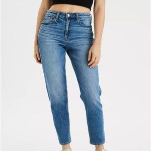 AE stretch mom jean size 8